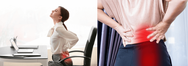 כאבי גב תחתון עם הקרנה לרגליים