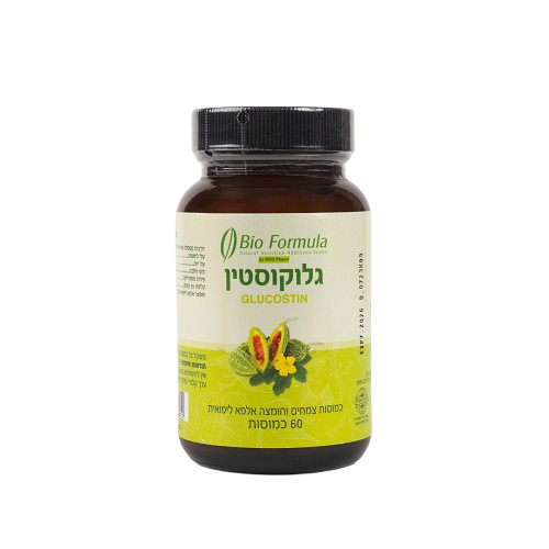 תוסף תזונה גלוקוסטין 60 כמוסות לתמיכה באיזון סוכר גבוה