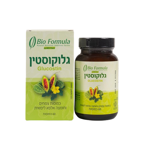 תוסף תזונה גלוקוסטין 60 כמוסות לתמיכה באיזון סוכר גבוה